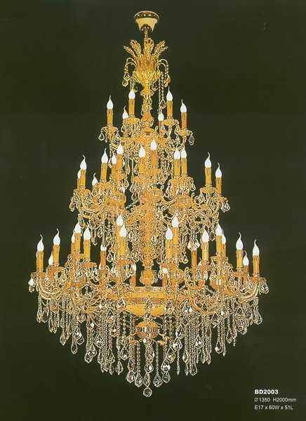 Crystal chandeliers